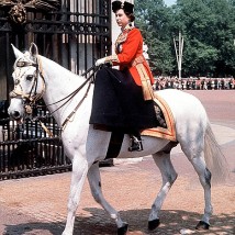 1963 Queen Elizabeth II trooping the colours
